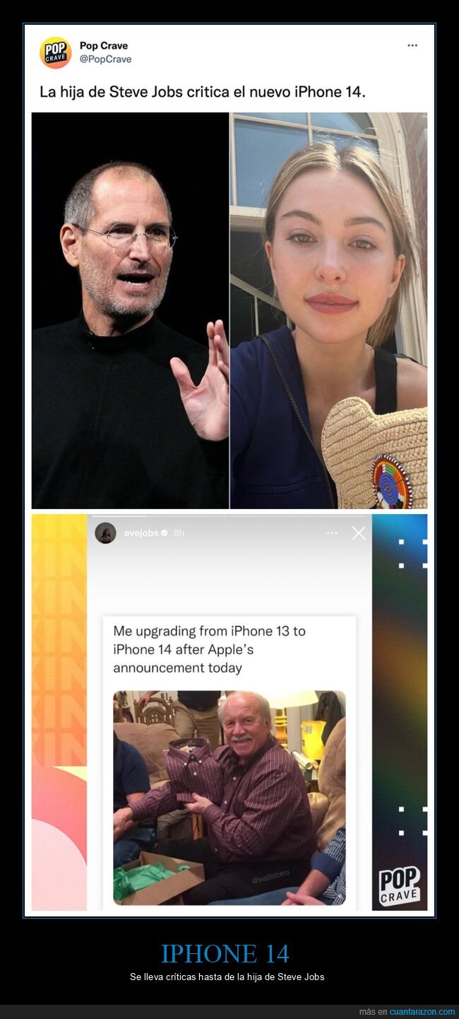 steve jobs,hija,iphone 14